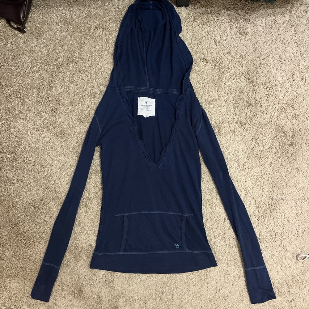 American Eagle Outfitters Blue Hoodie